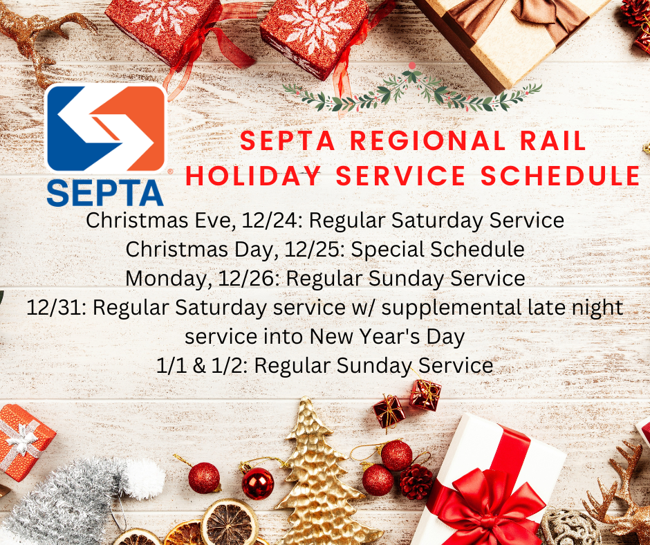 SEPTA HOLIDAY SERVICE SCHEDULES DCTMA